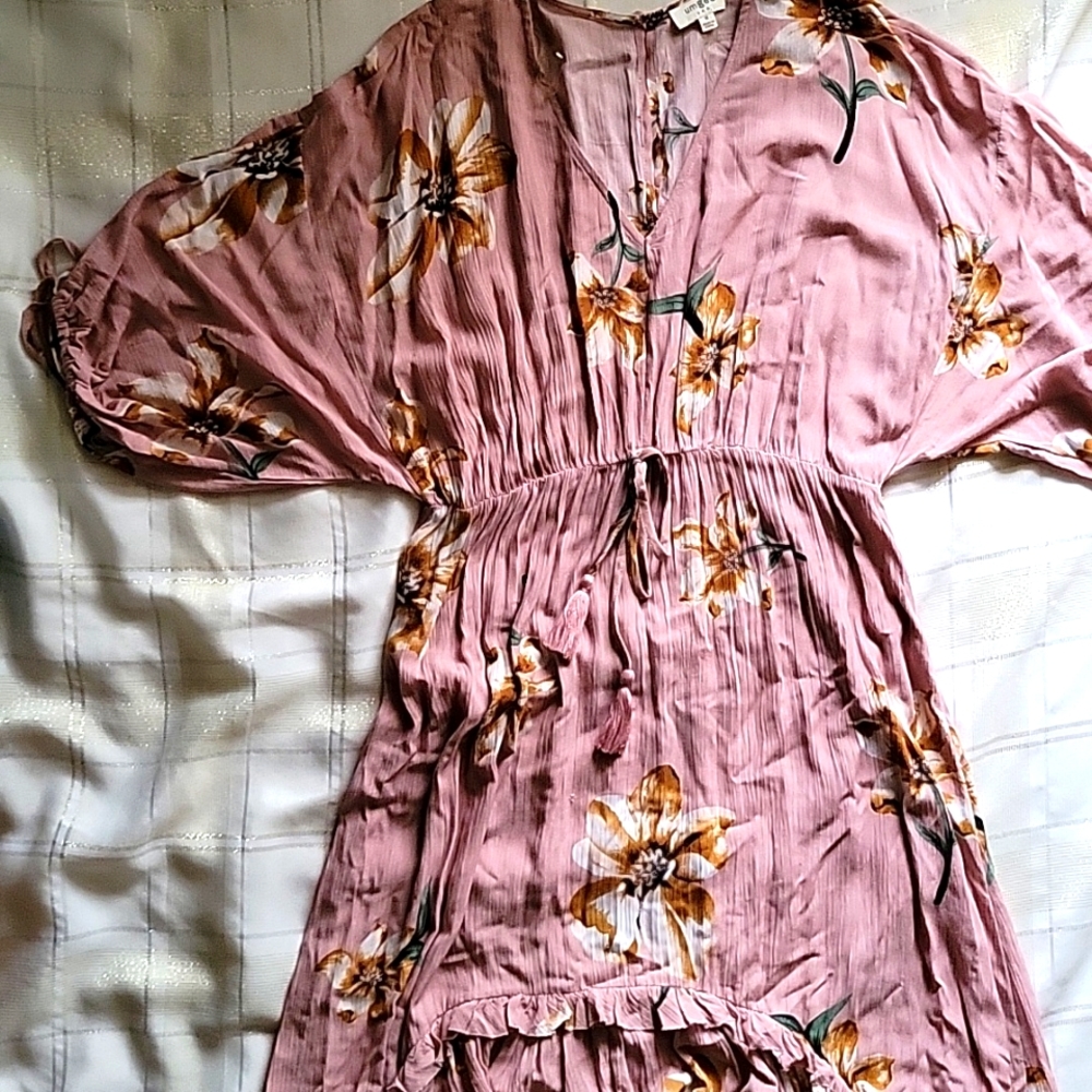 Umgee High Low Floral Dress